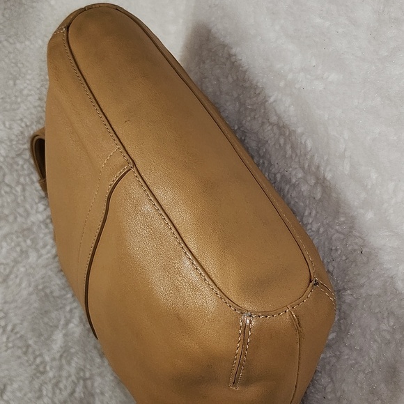 Vintage Coach Legacy slim shoulder crossbody/Hobo bag tan leather - Picture 9 of 16